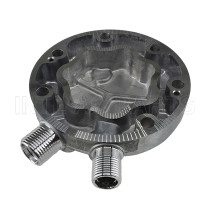 Sanden FC SD7H15 Compressor Back Cover Vertical 8 and 10 O-Ring Cylinder Head 82D042557MA