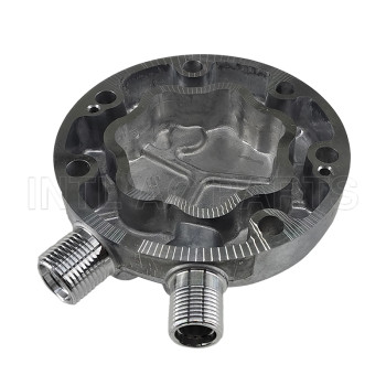 Sanden FC SD7H15 Compressor Back Cover Vertical 8 and 10 O-Ring Cylinder Head 82D042557MA