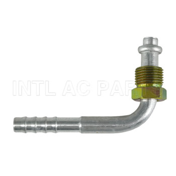 Universal New A/C compressor Fitting Aluminum #6 90° O-RING Iron outer screw