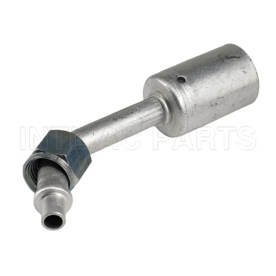 #5 45°O-RING（with Aluminum jacket） female Oring beadlock hose fitting /quick joint /connector/coupling with AL jacket cap