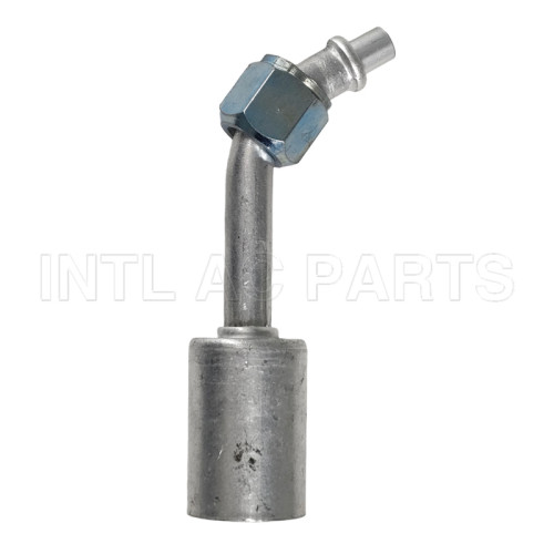 #5 45°O-RING（with Aluminum jacket） female Oring beadlock hose fitting /quick joint /connector/coupling with AL jacket cap