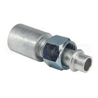 #10 Straight O-RING(with Aluminum jacket) female Oring beadlock hose fitting /quick joint /connector/coupling with AL jacket cap