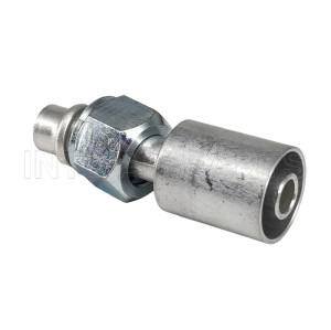#10 Straight O-RING（with Aluminum jacket） female Oring beadlock hose fitting /quick joint /connector/coupling with AL jacket cap