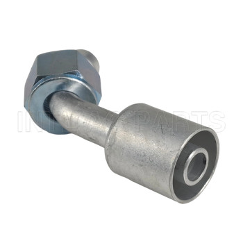 #12 45°O-RING with Aluminum jacket hose fitting /quick joint /connector/coupling with AL jacket cap