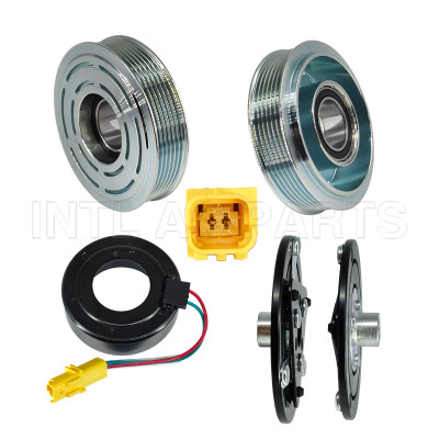 7V16 12V 6PK 119-123MM 35*55*20MM auto ac compressor magnetic clutch air conditioning magnetic clutch ASSEMBLY for PEUGEOT 406 (8B) 1995-2004