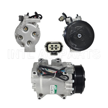 HS110 7PK 118MM 12V Car AC Compressor for 2004-2008 Acura TSX Base L4 CC:2354 CID:144 2.4L D C1797R 7512348 5512348 10360661 38810RBBA01