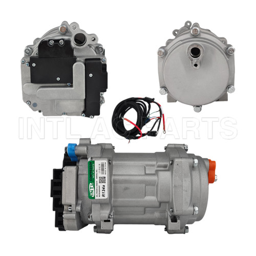 Car air conditioning ac compressor 12V SCROLL COMPRESSOR WITH CONTROLLER 3M LINE AND PARTS