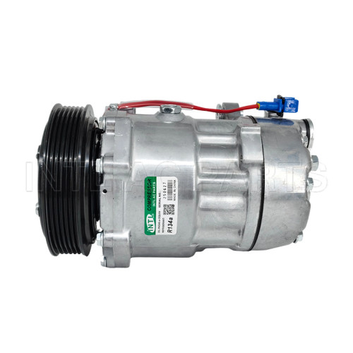 701820805Q 7D0820805Q 7V16 6PK 127MM 12V AC Compressor for VW CALIFORNIA T4 Camper (7DJ, 7DK, 70J) (90-04) 7D0820805 1145 6209 SD7V16-1145 7D0620805 701820805R