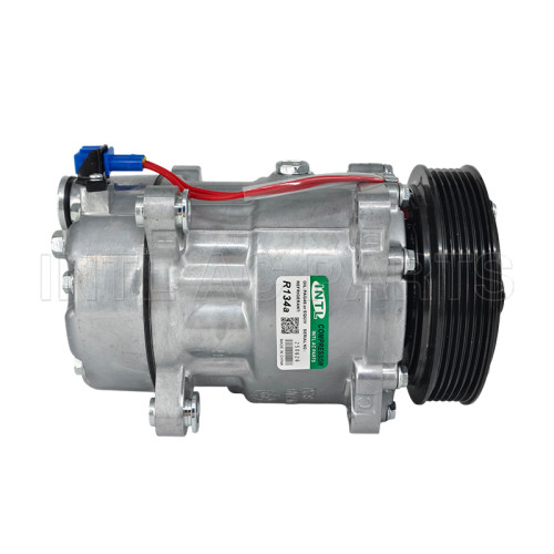 701820805Q 7D0820805Q 7V16 6PK 127MM 12V AC Compressor for VW CALIFORNIA T4 Camper (7DJ, 7DK, 70J) (90-04) 7D0820805 1145 6209 SD7V16-1145 7D0620805 701820805R