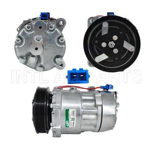 701820805Q 7D0820805Q 7V16 6PK 127MM 12V AC Compressor for VW CALIFORNIA T4 Camper (7DJ, 7DK, 70J) (90-04) 7D0820805 1145 6209 SD7V16-1145 7D0620805 701820805R