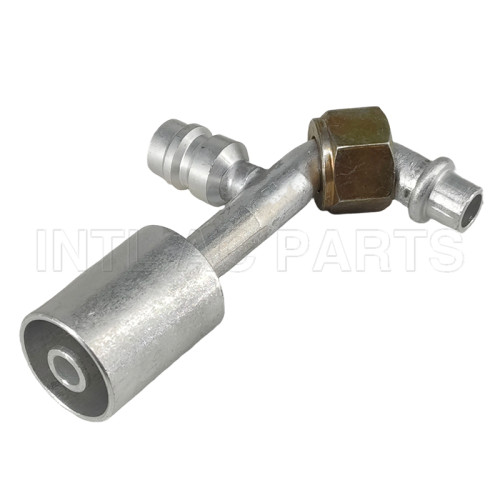 #8 90°O-RING Hose Fitting Joint with Jacket
