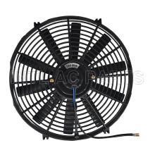 Car Ac Cooling Fan 14 inch 24V 80W squre frame with 10 straight blade