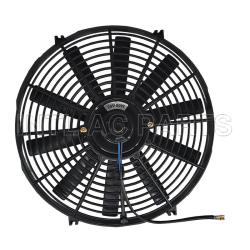 Car Ac Cooling Fan 14 inch 24V 80W squre frame with 10 straight blade