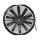 Car Ac Cooling Fan 14 inch 24V 80W squre frame with 10 straight blade
