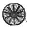 Car Ac Cooling Fan 14 inch 24V 80W squre frame with 10 straight blade