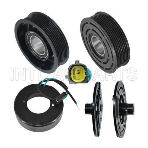 10P15 24V 8pk 120-125mm auto compressor clutch assembly for John Deere 6165J
