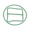 Gasket Oring O-ring rings kit for Halla-HCC（2PCS) GREEN