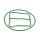 Gasket Oring O-ring rings kit for Halla-HCC（2PCS) GREEN