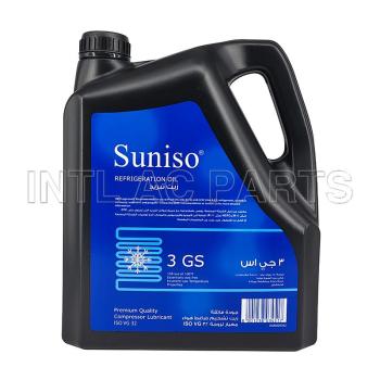 suniso 3gs 4L Yellow Color Oil Refrigeration Lubricant Compressor Oil