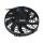 9 inch 12V 120W round frame with 10 crooked blade air conditioning electronic motor fan