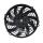 9 inch 12V 120W round frame with 10 crooked blade air conditioning electronic motor fan