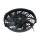 9 inch 12V 120W round frame with 10 crooked blade air conditioning electronic motor fan