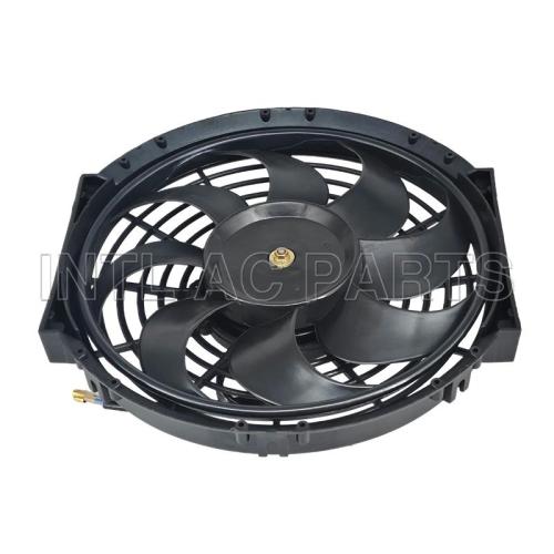 10 inch 24V 80W cooling fan square frame with 8  crooked blade