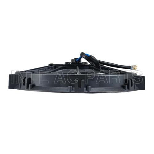 10 inch 24V 80W cooling fan square frame with 8  crooked blade