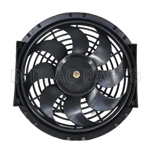 10 inch 24V 80W cooling fan square frame with 8  crooked blade