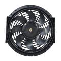 10 inch 24V 80W cooling fan square frame with 8 crooked blade