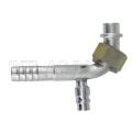 #10 90°O-RING Al joint with R134a high & low pressure valve