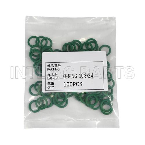 Universal O-ring HNBR GREEN 10.8*2.4mm Ac compressor O-ring