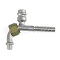 #6 90°O-RING Al joint with R134a high & low pressure valve hose fitting