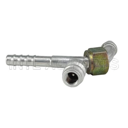 #6 90°O-RING Al joint with R134a high & low pressure valve hose fitting