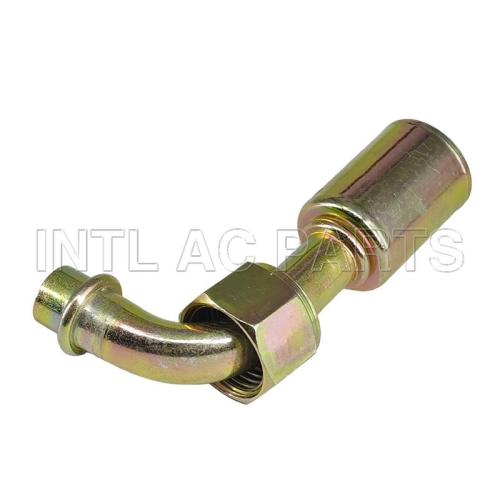 #10 90° O-RING hose fittings connector Iron joint with iron jacket For A20 1/2B Hose