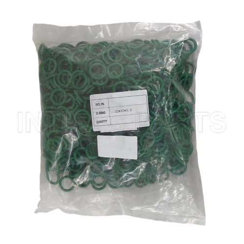 HNBR Color Green Auto Air Conditioning Oring 22*15*3.5MM