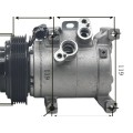 RS11 6PK 117-121MM 12V auto a/c compressor for HYUNDAI I10 97701-A3001