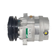 V5 Auto Ac Compressor For Daewoo Excavator 24V O-Ring
