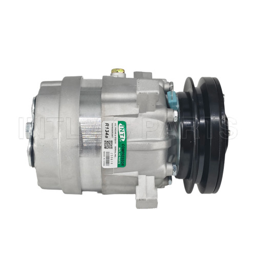 V5 Auto Ac Compressor For Daewoo Excavator 24V O-Ring