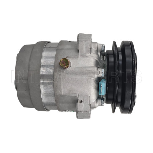 V5 Auto Ac Compressor For Daewoo Excavator 24V O-Ring