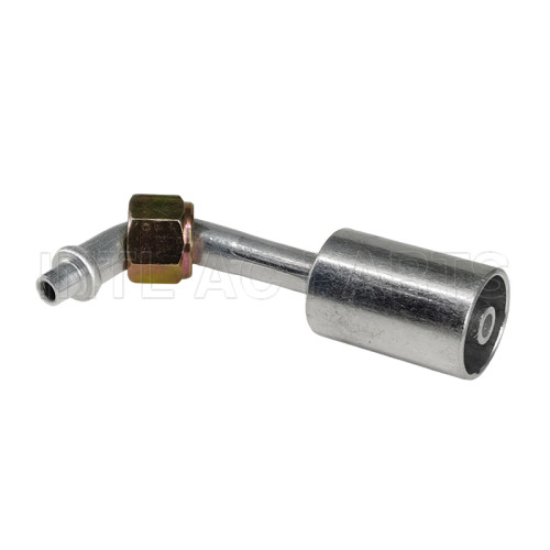 #5 90° O-Ring(With Aluminum Jacket)90 Degree Hose Fitting /Connector