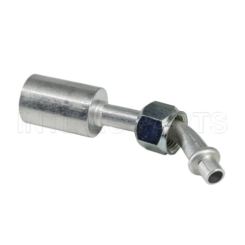 #6 45°O-Ring(with Aluminum jacket) #6 45 degree female Oring Quick Joint