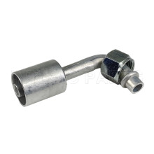 #8 90° O-Ring(With Aluminum Jacket) #8 90 Degree Connector With Al Jacket Cap