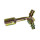 Hose Fitting #8 90° O-Ring Iron joint with iron jacket R134a high & low pressure valve