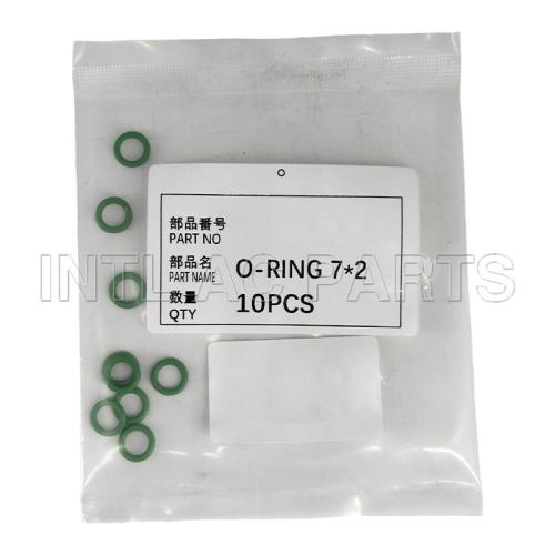 Universal Air Conditioner A/C O-Ring Kit Universal Green O-Ring 7*2mm