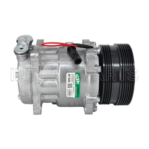 ALK093 0100K093 7V16 6+4PK 129MM 12V ac compressor for ALFAROME 155 8437501 853750N 71721743 60571123 60601092