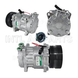 ALK093 0100K093 7V16 6+4PK 129MM 12V ac compressor for ALFAROME 155 8437501 853750N 71721743 60571123 60601092