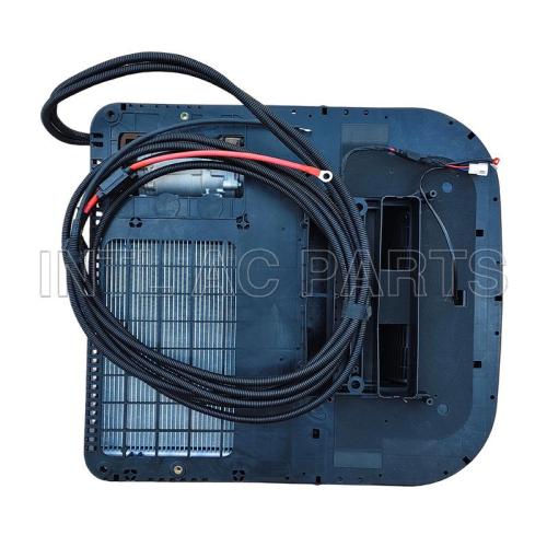 Overhead all-in-one parking air conditioner RV Light Truck White 12V