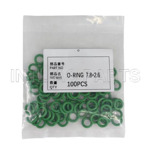 O-RING 7.8*2.6MM Green NBR auto parts o-ring