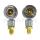 Aluminum Manifold Gauge Hose and Coupler Set Ordinary 134A Adjustable Quick Connector